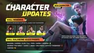 Free Fire OB45 update features include new characters (Image via Garena)